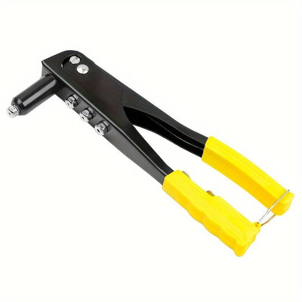 Planet Gates yellow rivet gun 1pc Rivet Gun, Manual Pop Rivet Gun Nail Gun Rivet Gun Household Tool Nailer Aluminum Alloy Rivet Gun Latin Gun Pliers