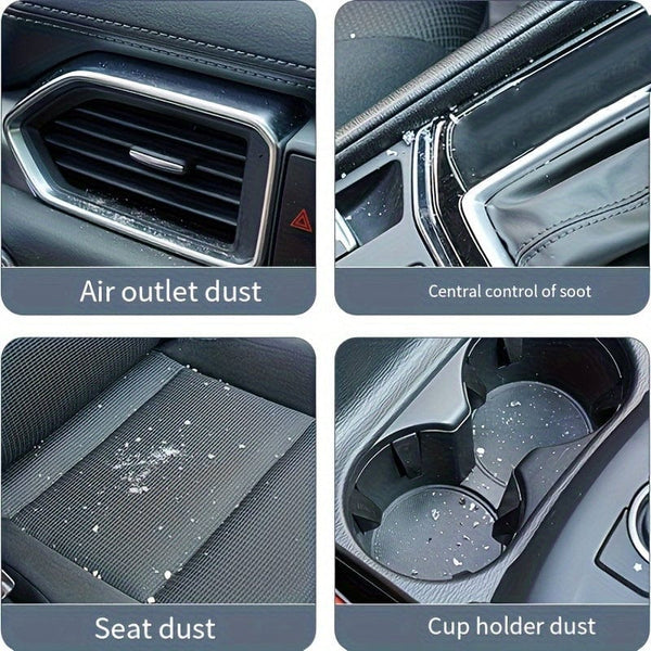 Planet Gates Yellow Special Car Air Conditioner Air Outlet Cleaning Brush Dust Removal Brush Interior Fine Seam Dust Cleaning Soft Bristles Brush