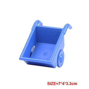 Planet Gates Yellow truck Large Building Blocks Car Model Children's Urban Traffic Accessories Assembled Toy Car Chassis Boat Motorcycle Compatible Duploe