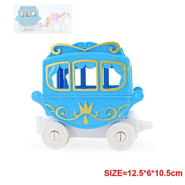Planet Gates Yellow truck Large Building Blocks Car Model Children's Urban Traffic Accessories Assembled Toy Car Chassis Boat Motorcycle Compatible Duploe
