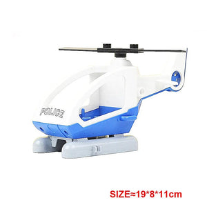 Planet Gates Yellow truck Large Building Blocks Car Model Children's Urban Traffic Accessories Assembled Toy Car Chassis Boat Motorcycle Compatible Duploe