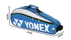 Planet Gates Yellow YONEX Original Badminton Bag Max For 3 Rackets With Shoes Compartment Shuttlecock Racket Sports Bag For Men Or Women 9332bag