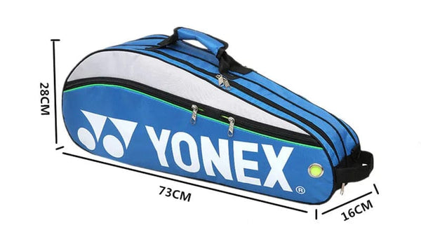 Planet Gates Yellow YONEX Original Badminton Bag Max For 3 Rackets With Shoes Compartment Shuttlecock Racket Sports Bag For Men Or Women 9332bag