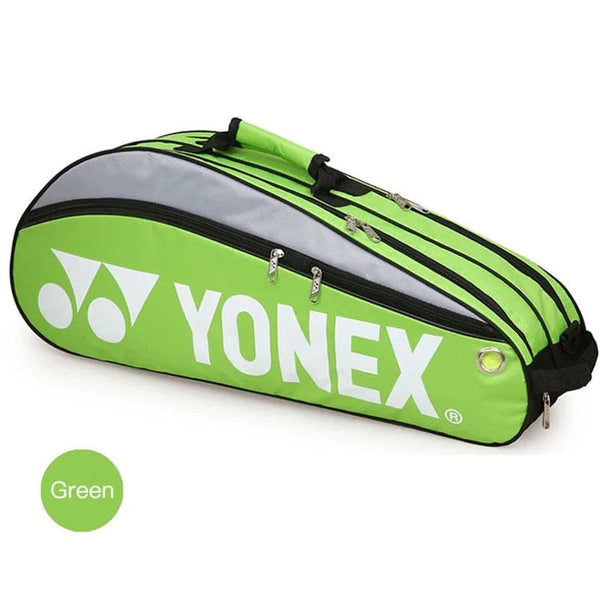 Planet Gates Yellow YONEX Original Badminton Bag Max For 3 Rackets With Shoes Compartment Shuttlecock Racket Sports Bag For Men Or Women 9332bag