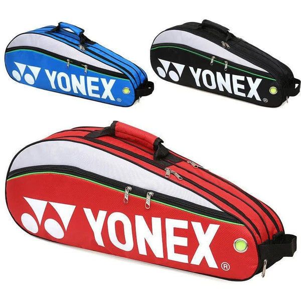 Planet Gates Yellow YONEX Original Badminton Bag Max For 3 Rackets With Shoes Compartment Shuttlecock Racket Sports Bag For Men Or Women 9332bag