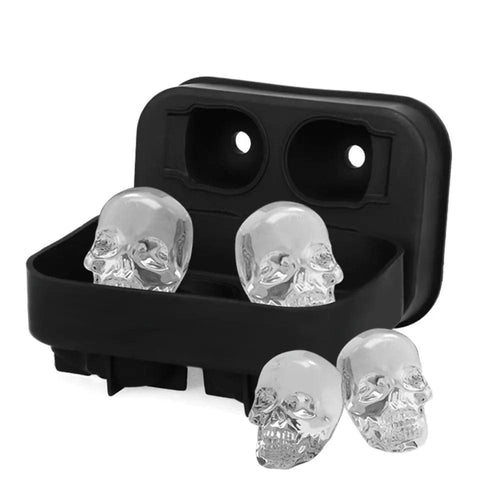 Planet Gates YH-663 3D Skull Silicone Mold Ice Cube Tray Mould Ice Cube Maker Ice Ball Mold Whiskey Wine Cocktail Ice Cube Mold Ice Ball Mold