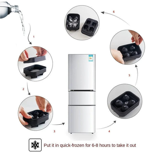 Planet Gates YH-663 3D Skull Silicone Mold Ice Cube Tray Mould Ice Cube Maker Ice Ball Mold Whiskey Wine Cocktail Ice Cube Mold Ice Ball Mold