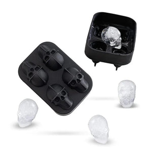 Planet Gates YH-663 3D Skull Silicone Mold Ice Cube Tray Mould Ice Cube Maker Ice Ball Mold Whiskey Wine Cocktail Ice Cube Mold Ice Ball Mold