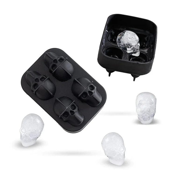 Planet Gates YH-663 3D Skull Silicone Mold Ice Cube Tray Mould Ice Cube Maker Ice Ball Mold Whiskey Wine Cocktail Ice Cube Mold Ice Ball Mold