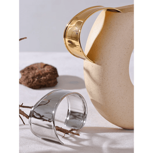 Planet Gates Yhpup High Quality Stainless Steel Metal Wide Cuff Open Bracelet Bangle Waterproof Texture Personalized Unisex Jewelry Bijoux