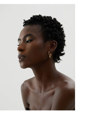 Planet Gates Yhpup Star Moon Heart Pendant Drop Hoop Huggie Earrings 18k Gold Plated Trendy Waterproof Stainless Steel Fashion Charm Jewelry