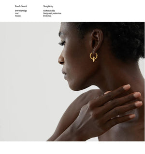 Planet Gates Yhpup Star Moon Heart Pendant Drop Hoop Huggie Earrings 18k Gold Plated Trendy Waterproof Stainless Steel Fashion Charm Jewelry