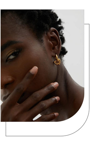 Planet Gates Yhpup Star Moon Heart Pendant Drop Hoop Huggie Earrings 18k Gold Plated Trendy Waterproof Stainless Steel Fashion Charm Jewelry