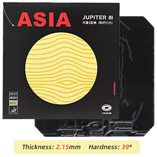 Planet Gates Yinhe Jupiter 3 Asia Table Tennis Rubber Sticky Ping Pong Rubber Good For Quick Attack with Loop Drive