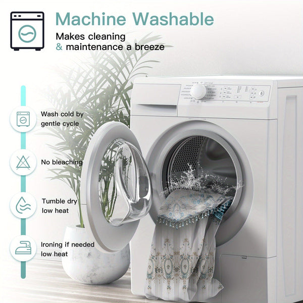 Planet Gates YL8308 / 1pc 1pc Window Drapery Printed Shower Curtain, Waterproof Shower Curtain Including Hooks, Decorative Bathtub Curtain, Bathroom Partition, Bathroom Accessories, Bathroom Decor