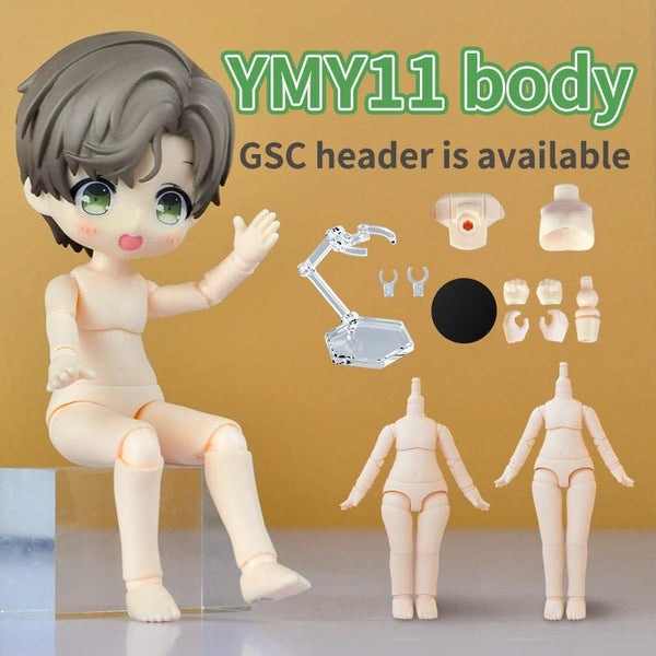 Planet Gates YmY Ob11 Doll Body for Gsc Head 1/12 bjd Obitsu 11 Repories Joint Hand nendoroid Toys Accessories can Replacement