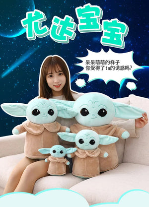 Planet Gates Yoda / 18cm 18cm Disney Star Wars Anime Yoda Grogu Mandalorian Figure Yoda Baby Dolls Model Stuffed Cartoon Yoda keychain Kid Toy Gifts Deco