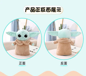 Planet Gates Yoda / 18cm 18cm Disney Star Wars Anime Yoda Grogu Mandalorian Figure Yoda Baby Dolls Model Stuffed Cartoon Yoda keychain Kid Toy Gifts Deco