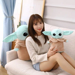 Planet Gates Yoda / 18cm 18cm Disney Star Wars Anime Yoda Grogu Mandalorian Figure Yoda Baby Dolls Model Stuffed Cartoon Yoda keychain Kid Toy Gifts Deco