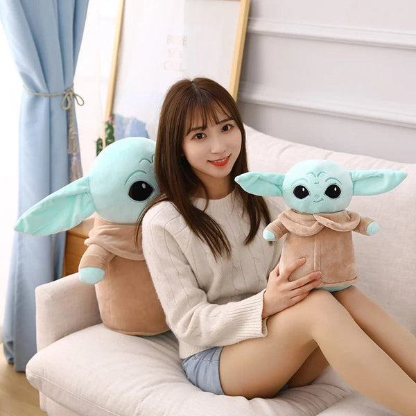 Planet Gates Yoda / 18cm 18cm Disney Star Wars Anime Yoda Grogu Mandalorian Figure Yoda Baby Dolls Model Stuffed Cartoon Yoda keychain Kid Toy Gifts Deco