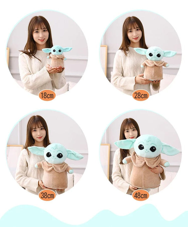 Planet Gates Yoda / 18cm 18cm Disney Star Wars Anime Yoda Grogu Mandalorian Figure Yoda Baby Dolls Model Stuffed Cartoon Yoda keychain Kid Toy Gifts Deco