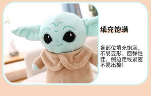 Planet Gates Yoda / 18cm 18cm Disney Star Wars Anime Yoda Grogu Mandalorian Figure Yoda Baby Dolls Model Stuffed Cartoon Yoda keychain Kid Toy Gifts Deco