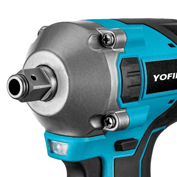 Planet Gates Yofidra 1000N.m 20V Brushless Electric Impact Wrench Cordless Wrench Socket 1/2 Inch Li-ion Battery For Makita 18V Battery
