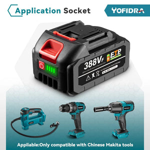 Planet Gates Yofidra 1000N.m 20V Brushless Electric Impact Wrench Cordless Wrench Socket 1/2 Inch Li-ion Battery For Makita 18V Battery