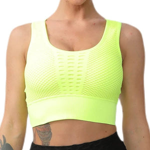 Planet Gates Yoga Sports Bra Women Yoga Crop Top Shockproof Push Up Underwear Fitness Bras Athletic Vest Gym Shirt Sport Sportswear Sling Bra