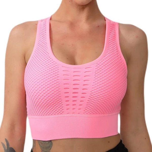 Planet Gates Yoga Sports Bra Women Yoga Crop Top Shockproof Push Up Underwear Fitness Bras Athletic Vest Gym Shirt Sport Sportswear Sling Bra