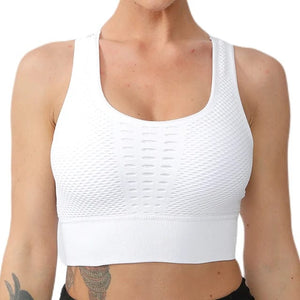 Planet Gates Yoga Sports Bra Women Yoga Crop Top Shockproof Push Up Underwear Fitness Bras Athletic Vest Gym Shirt Sport Sportswear Sling Bra