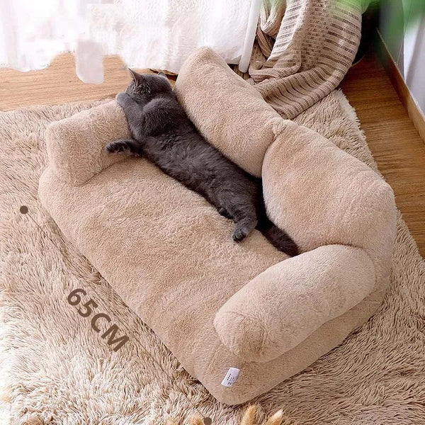Planet Gates YOKEE Luxury Cat Bed Super Soft Warm Sofa for Small Dogs Detachable Washable Non-slip Kitten Puppy Sleeping House Pet Supplies