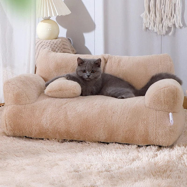 Planet Gates YOKEE Luxury Cat Bed Super Soft Warm Sofa for Small Dogs Detachable Washable Non-slip Kitten Puppy Sleeping House Pet Supplies