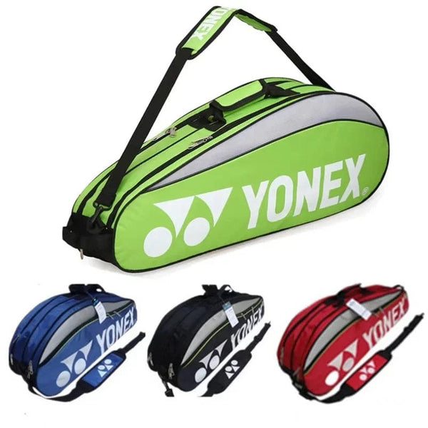 Planet Gates YONEX Original Badminton Bag Max For 3 Rackets With Shoes Compartment Shuttlecock Racket Sports Bag For Men Or Women 9332bag