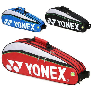 Planet Gates YONEX Original Badminton Bag Max For 3 Rackets With Shoes Compartment Shuttlecock Racket Sports Bag For Men Or Women 9332bag