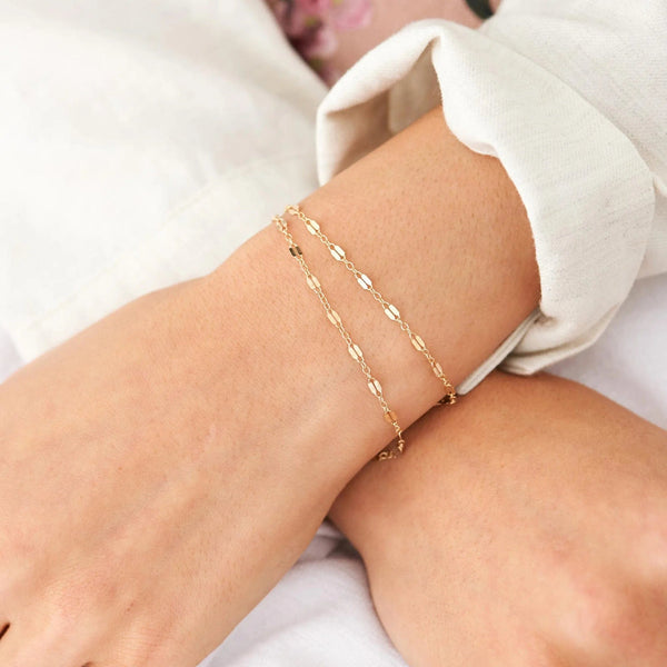 Planet Gates YS25117 / Gold Visunion Adjustable Gold Color Stainless Steel Chain Bracelets for Women Wholesale Stainless Steel Jewelry Women Bracelets