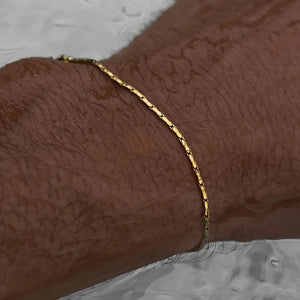 Planet Gates YS44938 White Gold / Thickness 1.3MM ELANDIS Men's Stainless steel Waterproof White gold Bracelet Does Not Lose color Jewelry Bracelet Wholesale Direct Marketing