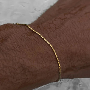 Planet Gates YS44938 White Gold / Thickness 1.3MM ELANDIS Men's Stainless steel Waterproof White gold Bracelet Does Not Lose color Jewelry Bracelet Wholesale Direct Marketing