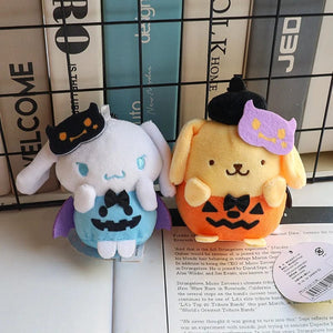Planet Gates yuguigou Hellokitty Halloween Doll Cinnamoroll Kuromi Kawaii Ghost Plush Toy Key Pendant Bag Accessories Birthday Gifts Halloween Toys