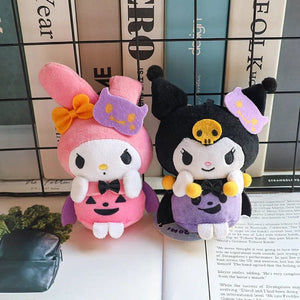 Planet Gates yuguigou Hellokitty Halloween Doll Cinnamoroll Kuromi Kawaii Ghost Plush Toy Key Pendant Bag Accessories Birthday Gifts Halloween Toys