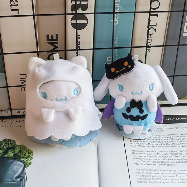 Planet Gates yuguigou Hellokitty Halloween Doll Cinnamoroll Kuromi Kawaii Ghost Plush Toy Key Pendant Bag Accessories Birthday Gifts Halloween Toys