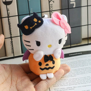 Planet Gates yuguigou Hellokitty Halloween Doll Cinnamoroll Kuromi Kawaii Ghost Plush Toy Key Pendant Bag Accessories Birthday Gifts Halloween Toys