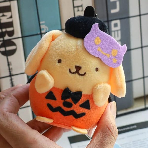 Planet Gates yuguigou Hellokitty Halloween Doll Cinnamoroll Kuromi Kawaii Ghost Plush Toy Key Pendant Bag Accessories Birthday Gifts Halloween Toys