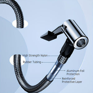 Planet Gates YX1819L Car Inflator Tire Pump 12v Air Pump For Car Portable Tire Inflator Electric Motorcycle Pump Air Compressor For Car Motorcycles