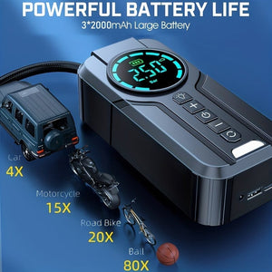 Planet Gates YX1819L Car Inflator Tire Pump 12v Air Pump For Car Portable Tire Inflator Electric Motorcycle Pump Air Compressor For Car Motorcycles