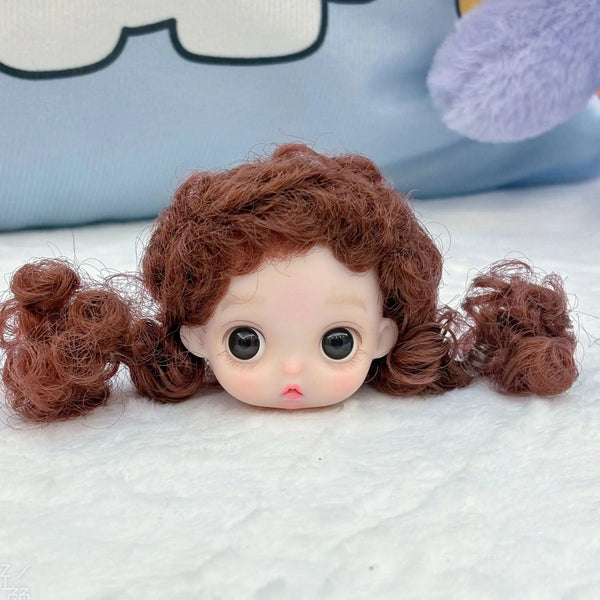 Planet Gates YY-1 New 16cm Cute Doll's Head 1/8 Bjd Multi Joints Movable Body Accessories 3D Eyes Baby Princess Head