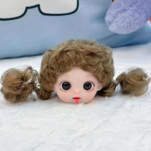 Planet Gates YY-1 New 16cm Cute Doll's Head 1/8 Bjd Multi Joints Movable Body Accessories 3D Eyes Baby Princess Head