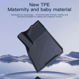 Planet Gates YZ For Tesla Floor Mats Model 3 Y 2021-2023 Car Four Seasons Waterproof Non-slip Floor Mat NEW  TPE Special Car Accessories