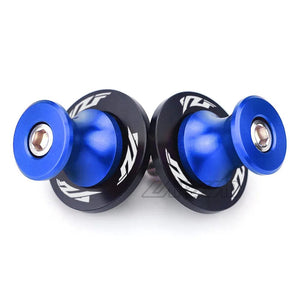 Planet Gates YZF Motorcycle Swingarm Spools M6 Stand Screws CNC Aluminum Motorcycle Accessories for Yamaha YZF R3 R25 R6 R1 2013-2019