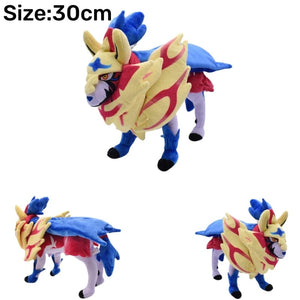 Planet Gates Zamazenta-Crowned Legendary Pokemon Plush Toys Lugias Lucario Giratina Koraidon Zacian Solgaleo Figures Cartoon Soft Stuffed Toy Gifts
